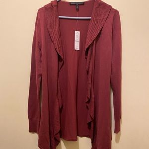 Open front hi-low sweater NWT